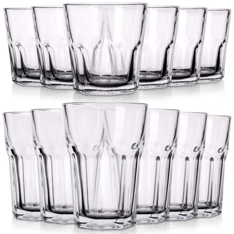 Komplet Szklanek Do Napojów Grube EXCELLENT HOUSEWARE 230/330 ml12 el.