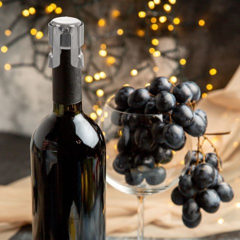 Korek Zatyczka do Wina Musującego ORION Stal Nierdzewna 4 cm