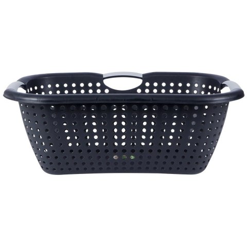 Kosz na Pranie Plastikowy Czarny 26 L VILDE Wytrzymały i Pojemny