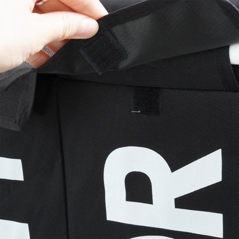 Kosz na Pranie na Kółkach Składany Trzykomorowy 60,5 x 35 x 65 cm VILDE