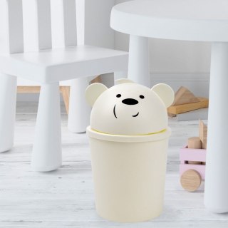 Kosz na Śmieci Miś Kremowy 1,5 L ORION Wytrzymały i Pojemny