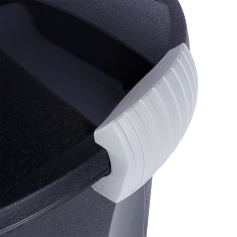 Kosz na Śmieci Odpady Kompostownik Plastikowy Czarny 40 L VILDE ORION