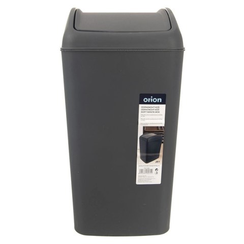 Kosz na Śmieci Odpady Kompostownik z Klapką Plastikowy Szary ORION 20 L