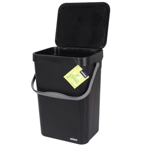 Kosz na Śmieci Odpady z Uchwytem Zawieszany Wytrzymały Czarny ORION 10 L