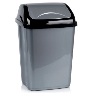 Kosz na Śmieci Plastikowy Szary 26 L ORION Wytrzymały i Pojemny