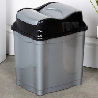 Kosz na Śmieci Plastikowy Szary 5 L ORION Wytrzymały i Pojemny