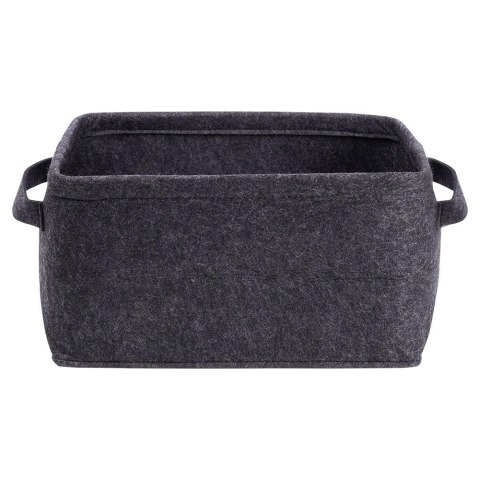 Koszyk do Przechowywania Filcowy Składany Czarny 36 x 27 x 20 STORAGE