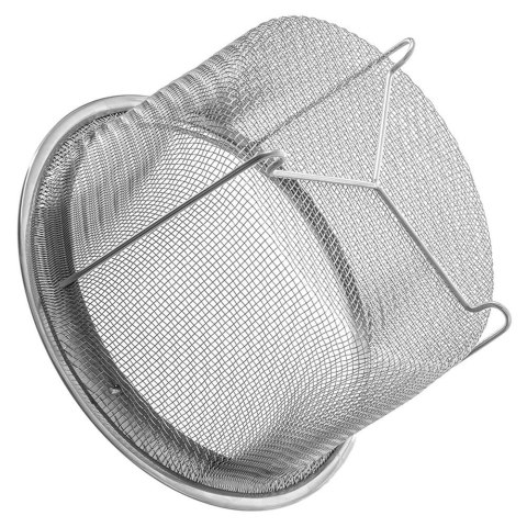 Koszyk do Smażenia Frytek Pączków Stalowy z Uchwytem Solidny ORION 21x13 cm