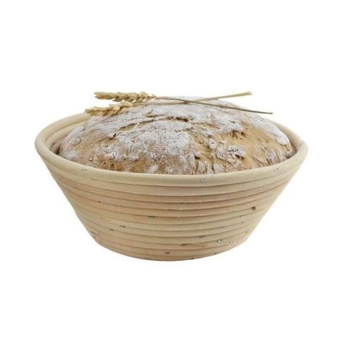 Koszyk do Wyrastania Ciasta na Chleb Bochenek Rattanowy Solidny ORION 21 cm