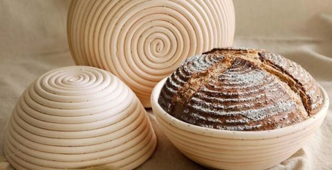 Koszyk do Wyrastania Formowania Ciasta na Chleb Rattanowy ORION 0,7 Kg