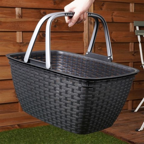 Koszyk na Zakupy Piknik Grzyby Plastikowy Lekki Mocny ORION