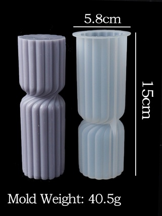 Styl skandynawski cylindryczna świeca formy silikonowe świece zapachowe mydło Making DIY żywica gipsowa rzemiosło