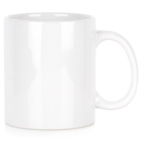 Kubek Ceramiczny Biały VILDE 330 ml do Zmywarki i Mikrofalówki