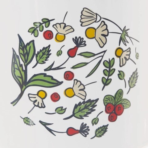 Kubek Ceramiczny na Kawę Herbatę Kakao Duży Kwiaty Prezent ORION 700 ml