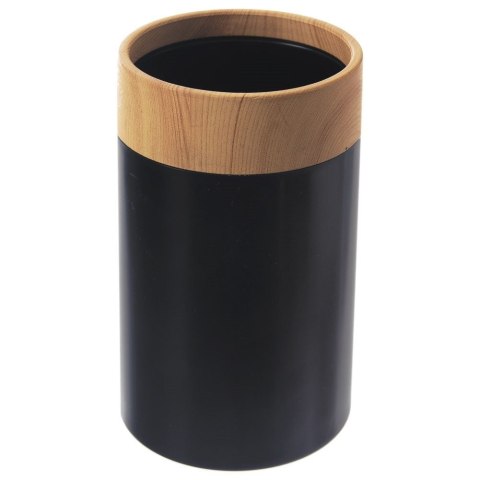 Kubek Łazienkowy Czarny 7,5 x 11,5 cm ORION BLACK Lekki z Tworzywa