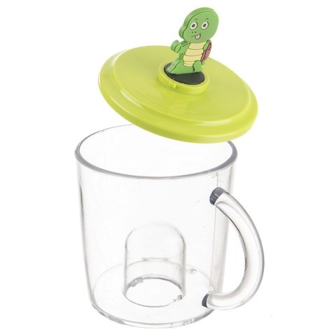 Kubek z Figurką dla Dziecka Żółw 240 ml ORION Tritan BPA Free do Zmywarki