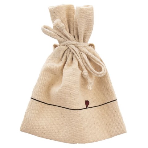 Kubek z Woreczkiem na Herbatę Zioła Ceramiczny Biały Serce ORION 700 ml