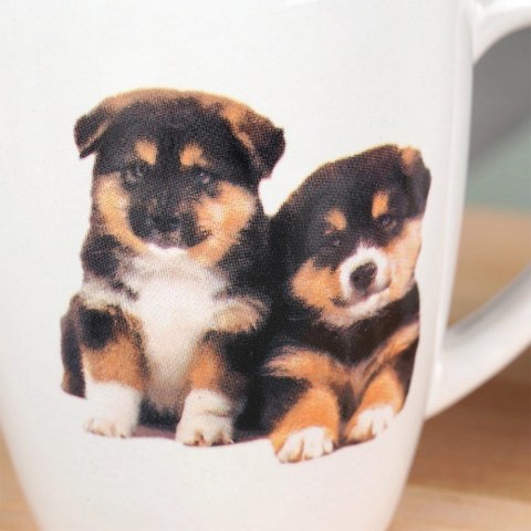 Kubki Ceramiczne Psy 220 ml 3 Szt. ORION do Zmywarki i Mikrofali