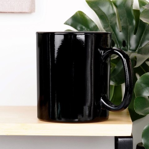 Kubki Szklane 300 ml 6 Szt. ORION Czarne Szkło Opalowe do Zmywarki