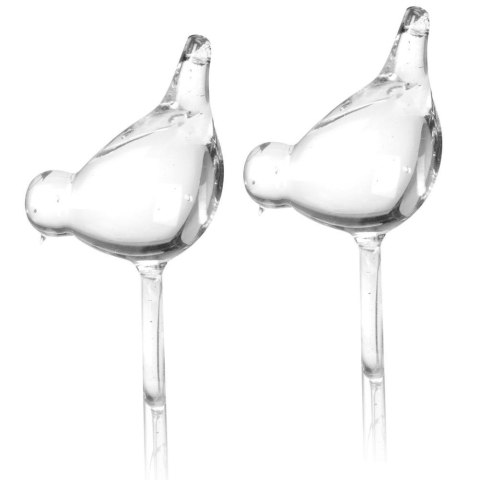 Kule Nawadniające do Roślin Szklane Ptaki Dekoracyjne VILDE 2 szt.