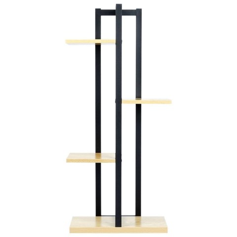 Kwietnik Stojak na Kwiaty 4-Poziomowy Kaskada Metalowy Loft VILDE 93 cm