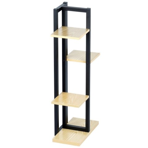 Kwietnik Stojak na Kwiaty 4-Poziomowy Kaskada Metalowy Loft VILDE 93 cm