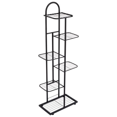 Kwietnik Stojak na Kwiaty 6-Poziomowy Kaskada Metalowy Loft VILDE 106 cm