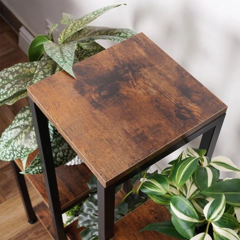 Kwietnik Stojak na Kwiaty 6-Poziomowy Kaskada Metalowy Loft VILDE 80 cm