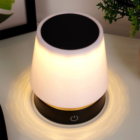 Lampa Lampka Stołowa Nocna LED Biała Bezprzewodowa AMBIANCE 11-29,5 cm