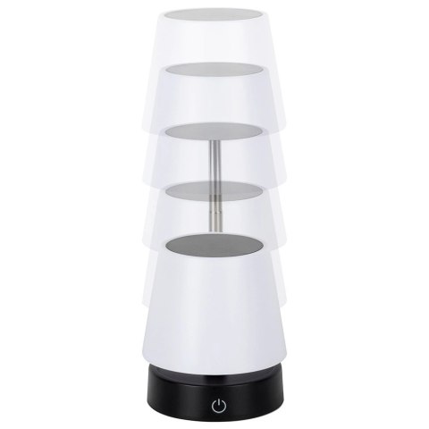 Lampa Lampka Stołowa Nocna LED Biała Bezprzewodowa AMBIANCE 11-29,5 cm