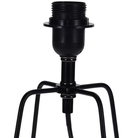 Lampa Stołowa Nocna Metalowa Czarna 21 cm VILDE do Biura i Pokoju