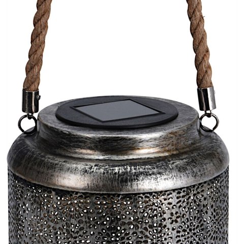 Lampion Ogrodowy Solarny Metalowy 19,5 cm ORION Wiszący