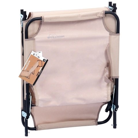 Leżak Ogrodowy Plażowy Rozkładany Regulowany Beżowy REDCLIFFS 187 x 55 cm