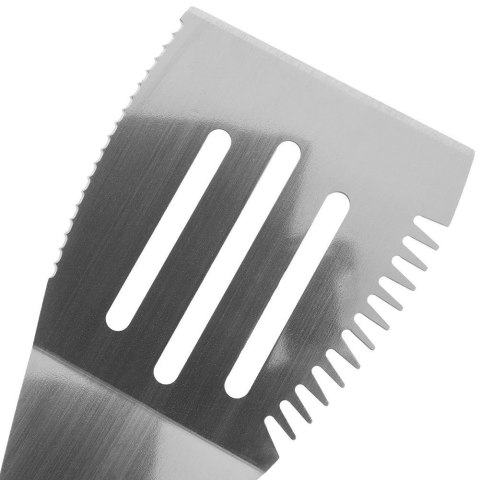 Łopatka do Grilla Stal Nierdzewna 40,5 x 10 cm z Drewnianą Rączką VAGGAN