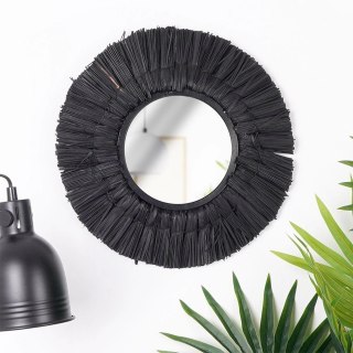 Lustro Ścienne z Ramą Wiszące Ozdobne Dekoracyjne Boho HOME STYLING 32 cm