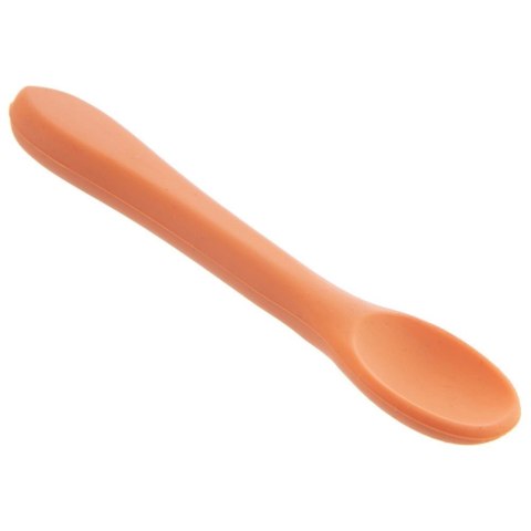 Łyżeczka Dziecięca Silikonowa Pomarańczowa 14 x 3,5 cm do Zmywarki ORION