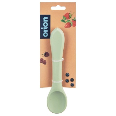 Łyżeczka Dziecięca Silikonowa Zielona 14 x 3,5 cm do Zmywarki ORION