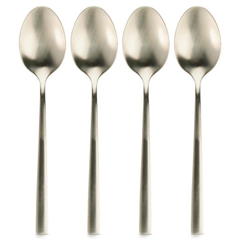 Łyżeczki do Herbaty Stal Nierdzewna Złote 4 Sztuki 15 cm ORION