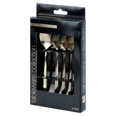 Łyżeczki do Herbaty Stal Nierdzewna Złote 4 Sztuki 15 cm ORION