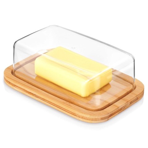 Maselniczka z Pokrywką Podstawka Bambusowa 19 x 12,5 x 6 cm MONDEX