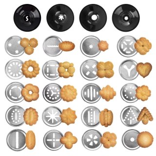 Maszynka Dekorator do Ciastek Babeczek Tortów Deserów ORION 25 el.