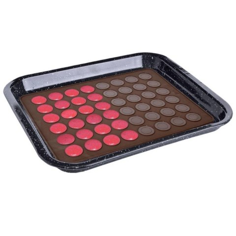 Mata do Pieczenia 48 Makaroników Silikonowa Solidna ORION 39,5 x 29,5 cm