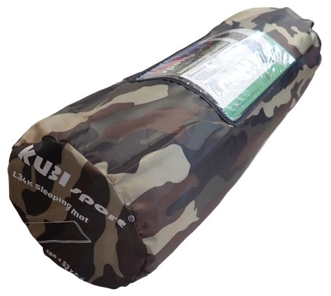 Materac Mata Karimata Turystyczna Lekka Nadmuchiwana KUBISPORT 186x53 cm