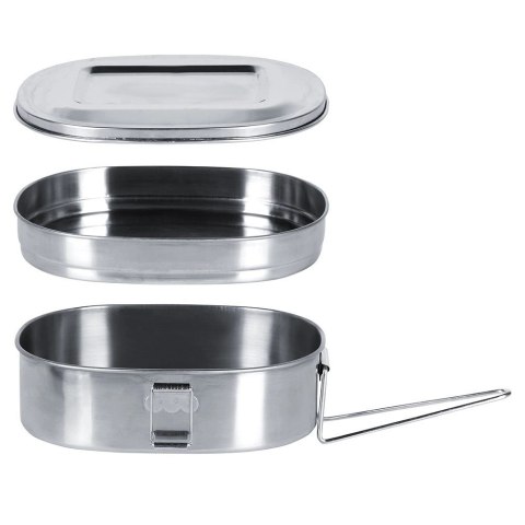 Menażka Obiadowa Stalowa Pojemnik Lunchbox 2-Poziomowa REDCLIFFS 350/900 ml