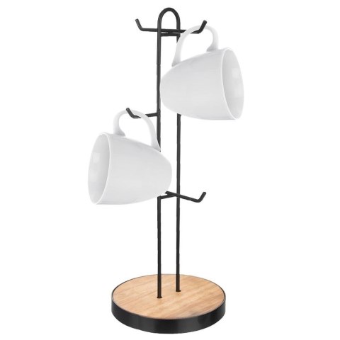 Metalowy Stojak na Kubki i Filiżanki na 6 Naczyń ORION