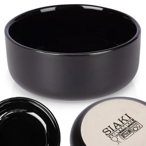 Miseczka Ceramiczna Czarna 9 cm 150 ml do Zmywarki SIAKI COLLECTION