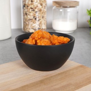 Miseczka Ceramiczna Czarna Matowa 10 cm 180 ml do Zmywarki i Mikrofali HIT