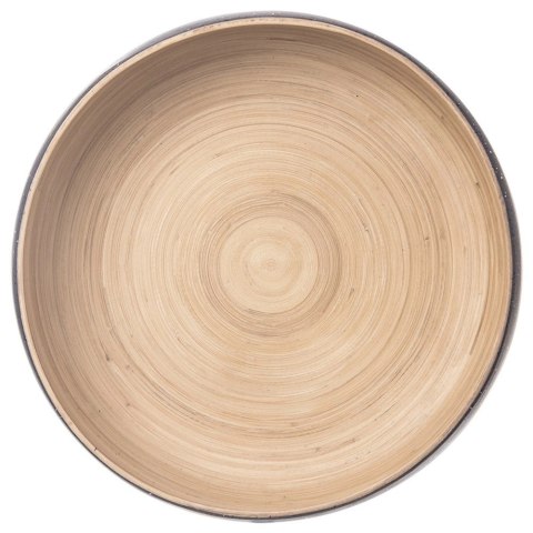 Miska Bambusowa ORION 30 cm 4 L Naturalna Dekoracyjna Ręcznie Robiona