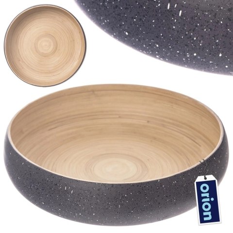 Miska Bambusowa ORION 30 cm 4 L Naturalna Dekoracyjna Ręcznie Robiona