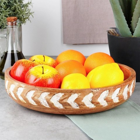 Miska Drewniana do Serwowania Podawania Przystawek ORION 30,5 cm, 2,5 l